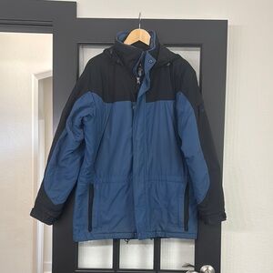 Columbia - Men's Winter Blue and Black Jacket